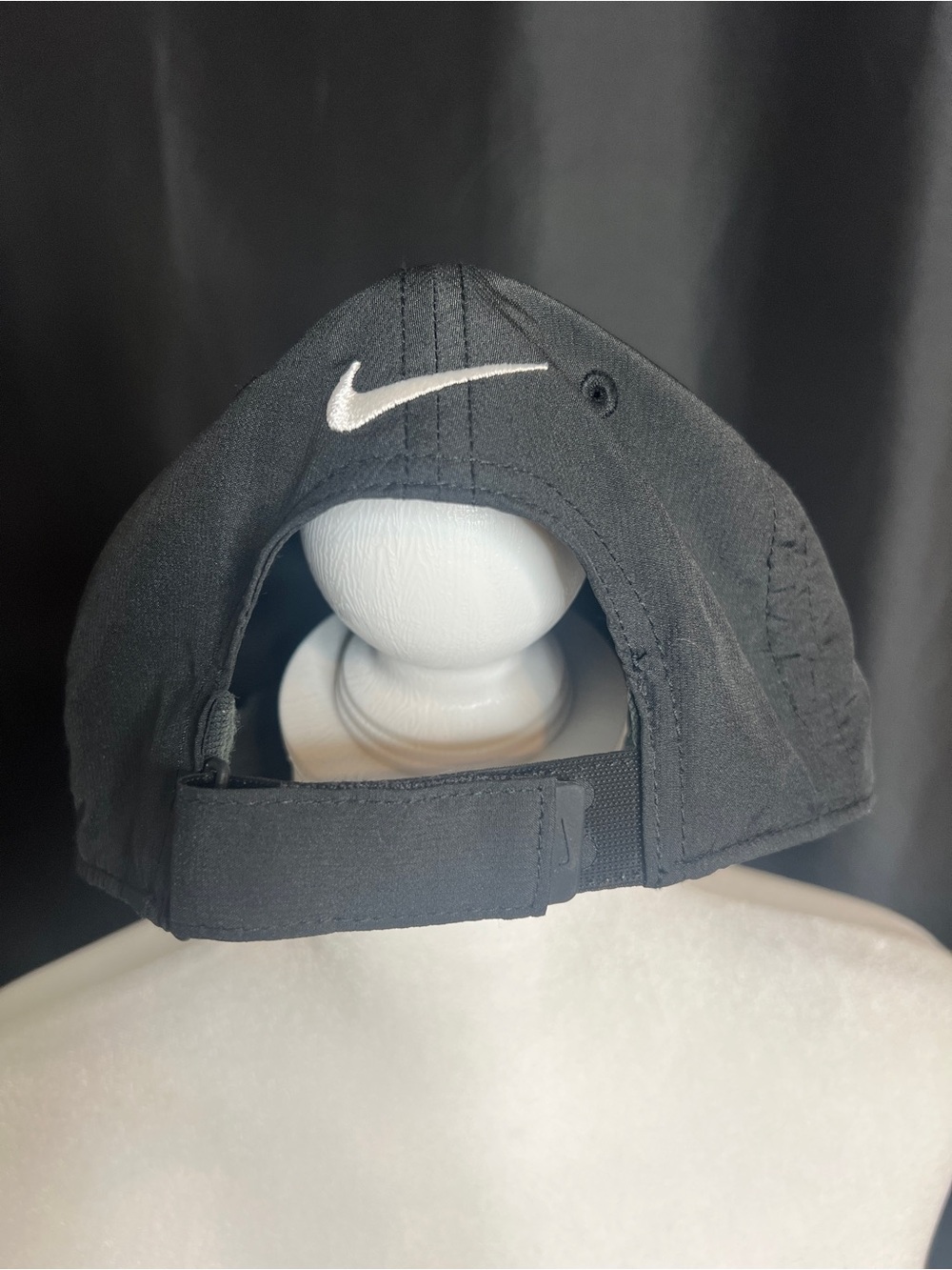 Disney Parks Nike Black Hat Embroidered Mickey Mouse on front and Swoosh - Picture 2 of 3
